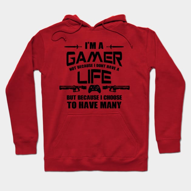 I'm a Gamer! Hoodie by thedysfunctionalbutterfly